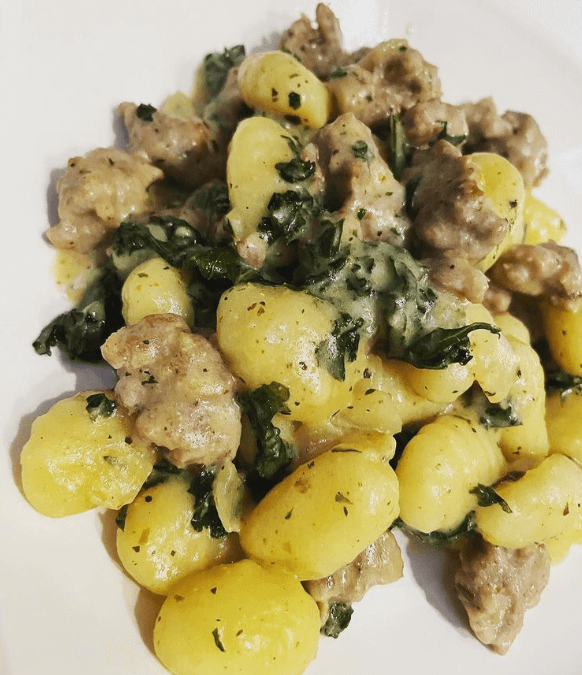 Gnocchi with Handmade Sausage